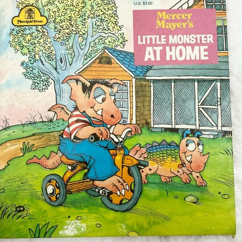 Mercer Meyer Vintage Lot of 4 Children’s Picture Books: Little Monster At Home A